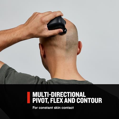 Image of Remington Balder 3 Head Shaver Dual-Track Cutting Heads Multi-Directional Pivot 45 Minute Run Time 100 Percent Waterproof Complete Grooming Kit with Beard Trimmer Nose and Ear Trimmer