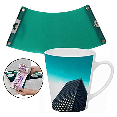 Lysee 3D Printer Parts & Accessories - HOT-6Pcs 3D Sublimation Silicone Conical Mug Wrap,17Oz Cup Clamp Fixture for Printing Mugs - (Color: Green)