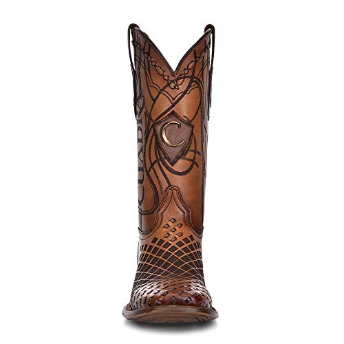 Cuadra Men's Rodeo Boot in Genuine Leather Brown3