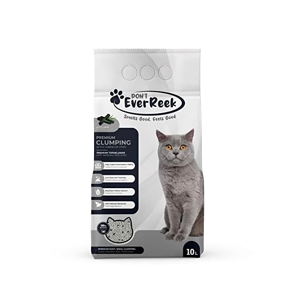 Ever Reek Katzenstreu (10 Liter, Aktivkohle)