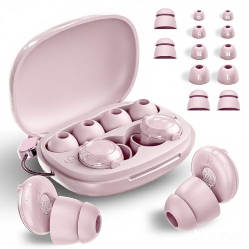 Ear Plugs for Sleeping 50dB Noise Cancelling Earbuds with 6