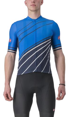 CASTELLI 4523014-059 Speed Strada Jersey Men's T-Shirt Drive Blue/Belgian Blue S