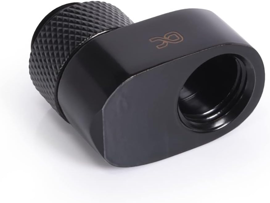 Alphacool Eiszapfen 16mm Offset Fitting Rotatable G1/4 OT to G1/4 IT, Black