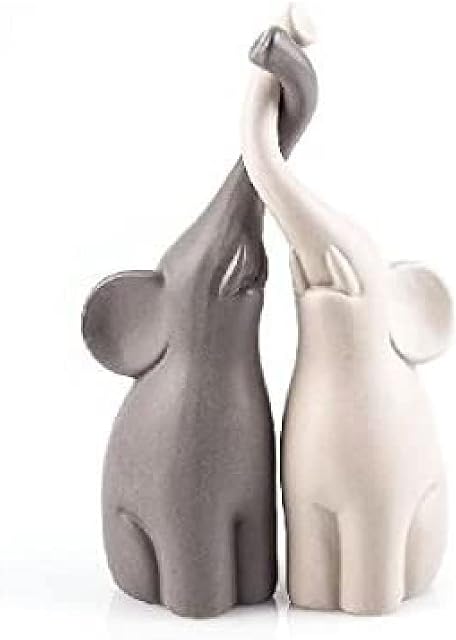 Pajoma 54837 Loving Elephants Set of 2, Height 25.5 CM