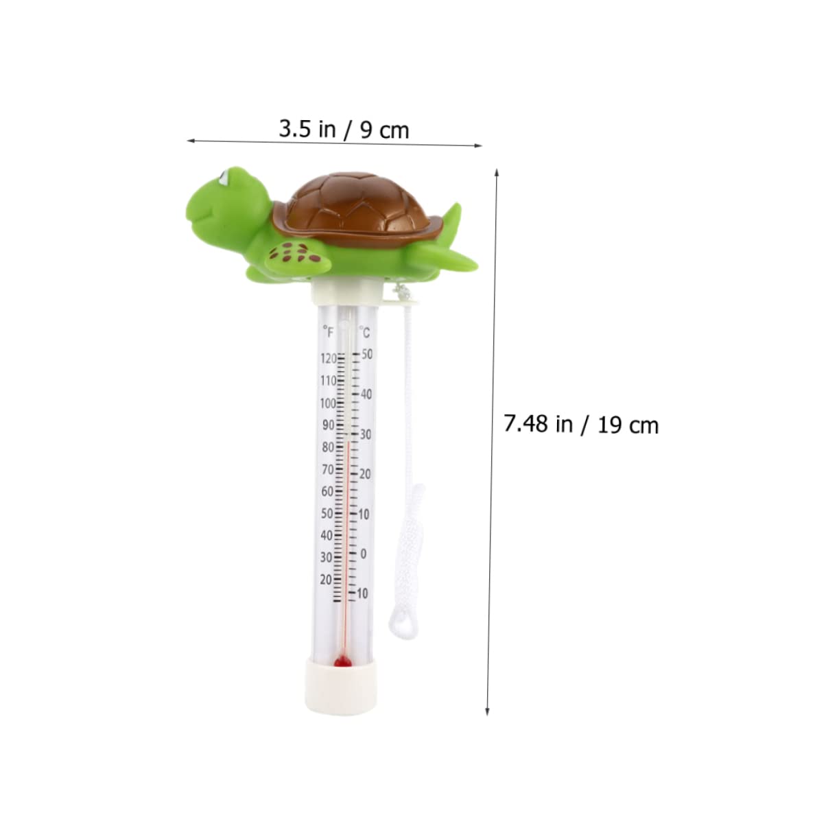 Toddmomy 5 Pezzi Termometro Galleggiante per Termometro per Piscina Facile con Display Celsius e Fahrenheit Design per Resistente e Galleggiante
