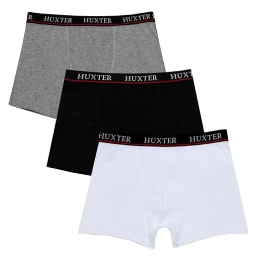 Kit 3 Cuecas Masculinas Boxer Cotton Basic Huxter Colors