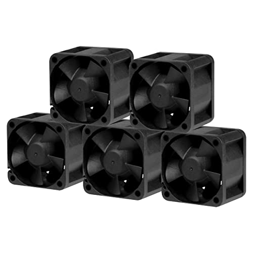 ARCTIC S4028-15K (5 Pack) - 40x40x28 mm Fan 1400-15000 RPM PWM Regulated 4-pin Connector 12 V DC - Black