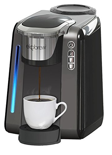 Single Cup Coffee Maker for K Cups By Ekobrew (Reusable Single Serve Coffee Pod Included)