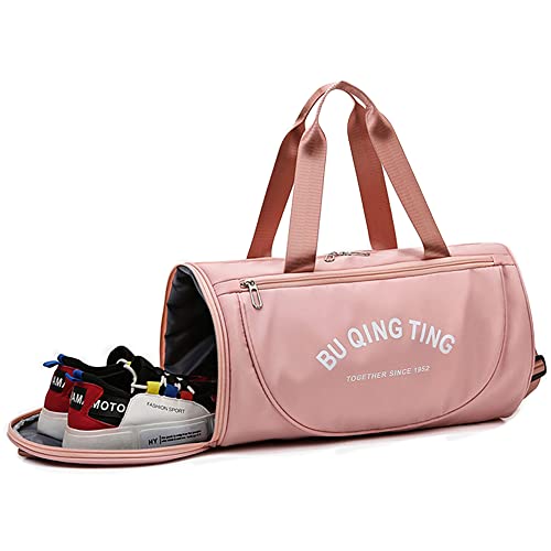 Kaxich Travel Duffel Bag Sports Gym Bag with Shoe Compartment Dry Wet Separated Holdall Bags Weekender Handbag for Sports Fitness