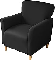Vista 31 de XMAYODS Funda elástica para silla de club, fundas para silla de bañera, funda suave para sillón, protector de muebles extraíble, funda para silla