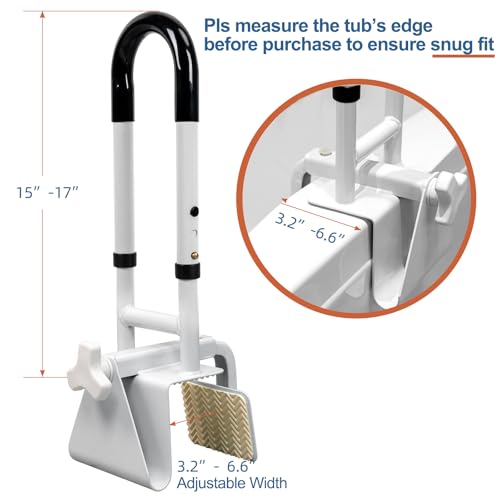 Barre de sécurité de baignoire HEPO en hauteur ajustable - 3