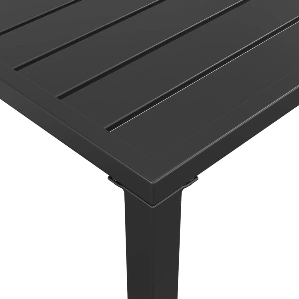 Patio Dining Table,Garden Tables,Outdoor Dining Tables,Leisure Table,Game Tables,Outdoor Tables,Coffee Tables,Camping Tables,for Garden,Backyard,Bistro, Anthracite 43.3"x21.3"x27.6" Steel