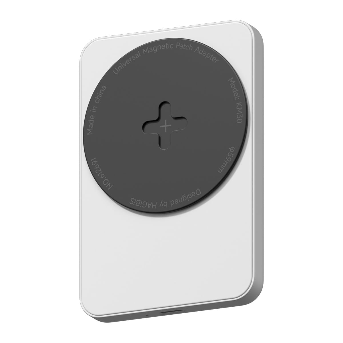 Hagibis MagSafe Magnetic Patch, Magnetic Adapter Ring, Universal Magnetic Conversion Kit for Power Bank, SSD Enclosure, Docking Stationg, Hub, Car Mount, Phone Stand (KM30 Black)