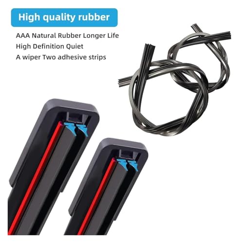 Limpiaparabrisas escobillas limpiaparabrisas traseras para Golf 7 MK7 2012-2018 6