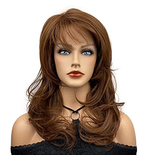 Wiginway Women Wigs Long Wavy Wigs Synthetic Wig Hair Pieces For Women Hair Wigs For Womens 14 Inch (30)