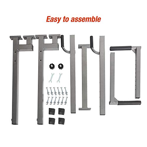 Try & Do Adjustable Dip Station Multi-Function Dip Bar Stand Heavy Duty Steel Strength Training Workout Station For Dip And Push Up,Home Gym Fitness Equipment #TOP7