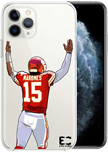 Epic Cases Iphone 11 Case Ultra Slim Crystal Clear Football Series Soft Transparent Tpu Case Cover Apple (Mahomies Kc, Iphone 11) #TOP10