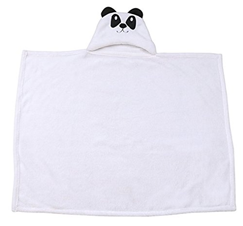 Image of First Kick New Born Baby Blanket Pack of Super Soft Bathrobe Baby Wrapper Durable Fleece Polyester Cum Baby Bath Towel for Baby Boys, Baby Girls, Babies (80cm x 80cm, 0-6 Months) White