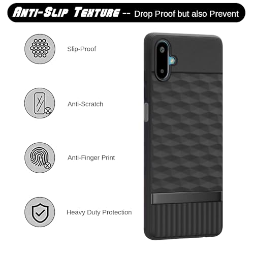 Image of Shockproof Case for Samsung Galaxy F06 5G / M06 5G | Full Camera Protection | TPU Flexible Back Cover for Samsung Galaxy F06 5G / M06 5G (Matte Black)