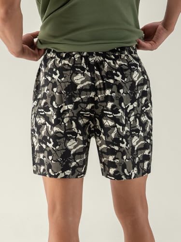 Image of DaMENSCH Regular Fit Solid 100% Soft & Durable Cotton Boxer Shorts Dual Pockets Anti-Bacterial Moisture Wicking Microfibre Waistband Ultra-Light Boxers for Men