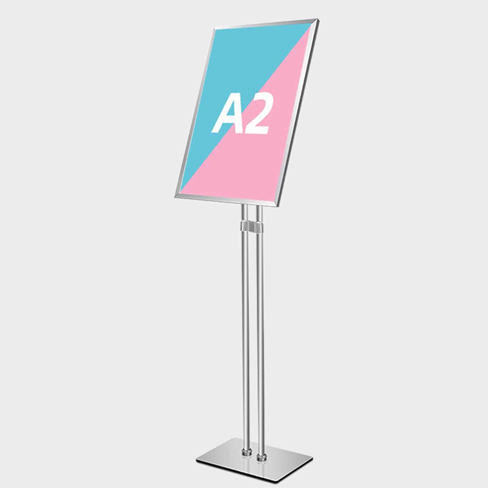 Espositore A1 Per Manifesti - Supporto Pubblicitario Da Pavimento In Ferro Per Negozi E Locali - Foto 10