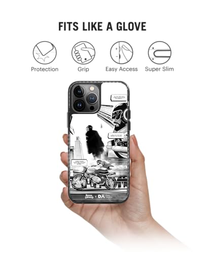 Image of DailyObjects Roar of A Legend Stride 2.0 Magnetic Case Cover Compatible with iPhone 14 Pro Max | Wireless Charging Slim Back Cover | 2 Layer Edge Protection & Shockproof
