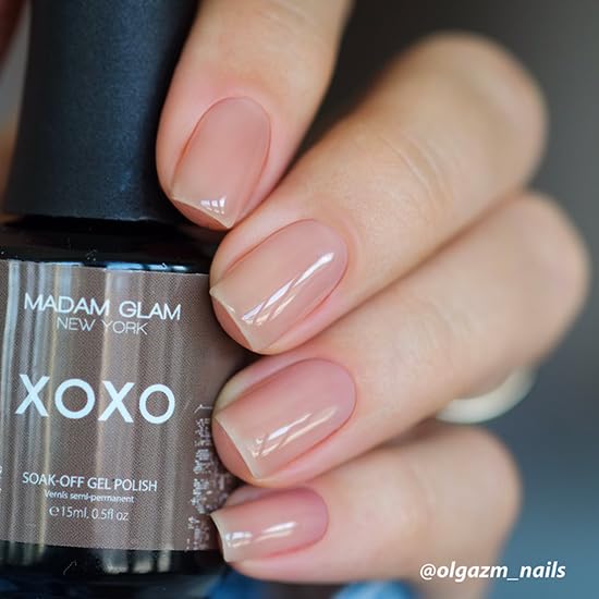 Esmalte en gel Madam Glam Sheer Nude XOXO 15ml miniatura 4
