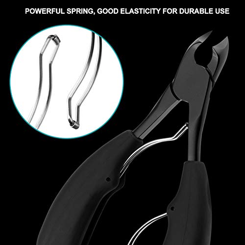 Cortador de unhas para unhas grossas, cortadores de unhas grossas encravadas, alicate de manicure e