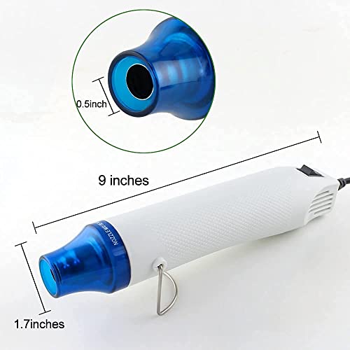 Image of JR Handheld Mini Heat Gun Tool for Embossing Resin Art Removing Bubbles 300 Watt