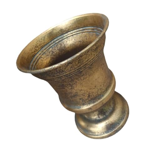 NVOQILIN Antiker Eisen-Blumentopf, Übertopf für ländliche Wohndekorationen, Hochzeitsdekoration und Tischpflanze, Blumen-Display