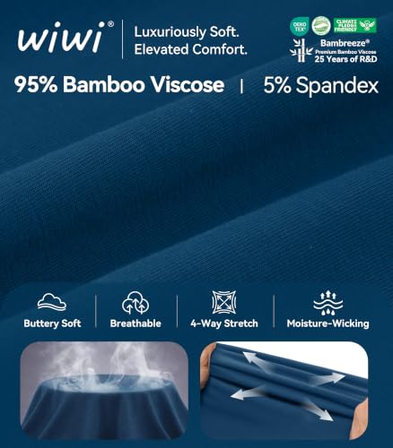 WiWi Bamboo Viscose Pajama Set — Short Sleeve & Capri — view 6