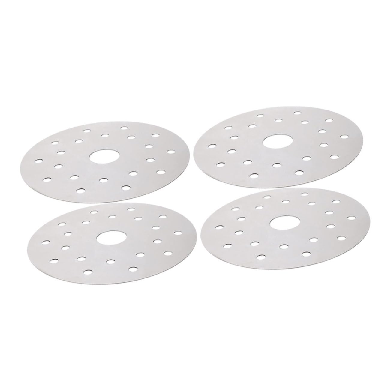 Ciieeo4pcs Induction Cooktop Plate Silver Induction Adapter Plate Cookware Stainless Steel Induction Pans Plate