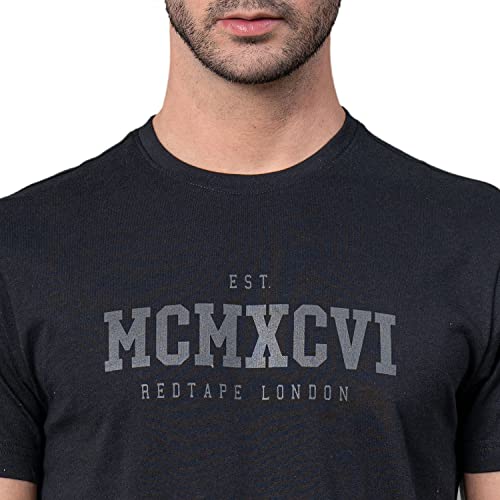 Image of Red Tape Round Neck T-Shirt for Men | Comfortable & Breathable