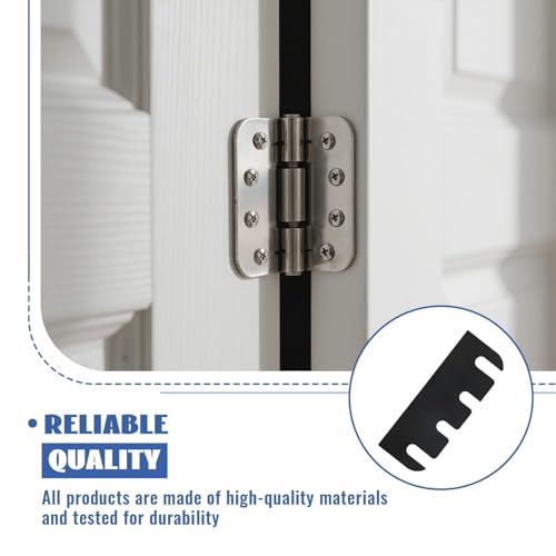 Image of 10 Pcs Door Hinge shims for Hinge Repair Kit 4 Inch Stainless Steel Hinge Shims
