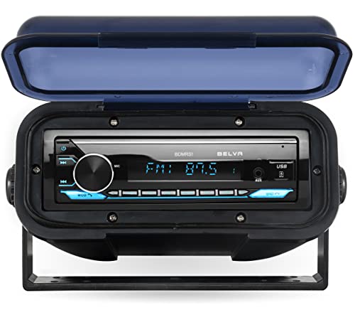 Image of Belva BMRC7B Black Fully Enclosed Marine Radio Cover