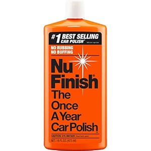 Nu Finish Car Polish, NF-76 Liquid Polish for Cars, Trucks, 16 Fl Oz Each