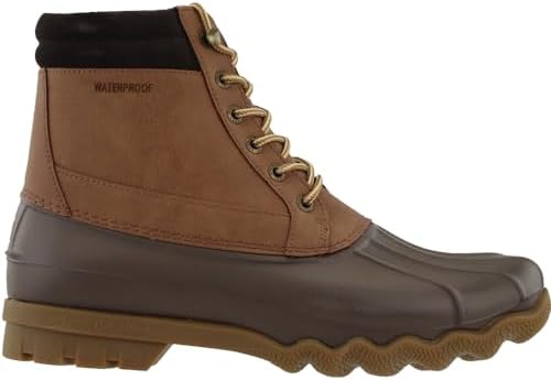 Sperry Men's Brewster Waterproof Boot Dark TAN 9.5 M Review | Image 3