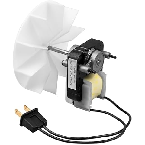 Siasky Universal Bathroom Vent Exhaust Fan Motor Replacement Motors Kit, Fit for Nu-Tone Br-oan Exhaust Vent Fan Motor 120V 50CFM, with Blower Wheel Cover