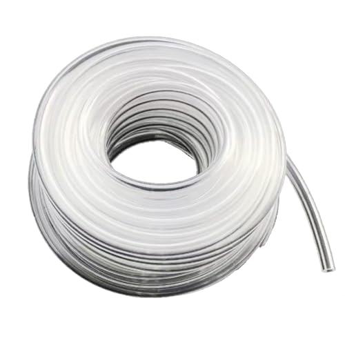 flexiable rubber PVC Hose Pipe Transparent Pipe Food Grade Pipes 8mm Rubber Tube Hoses Aquarium Tubing Pump Hose 4mm 6mm 8mm10mm 12mm drain elastic (Color : 16mm X 18mm, Size : 1 meter)