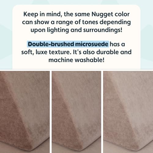 Image of Nugget - The Original Play Couch for Kids - Modular Foam Children's Sofa for Playroom, Imagination, & Creative Open Ended Play - Washable & Convertible Playroom Furniture, Kodiak