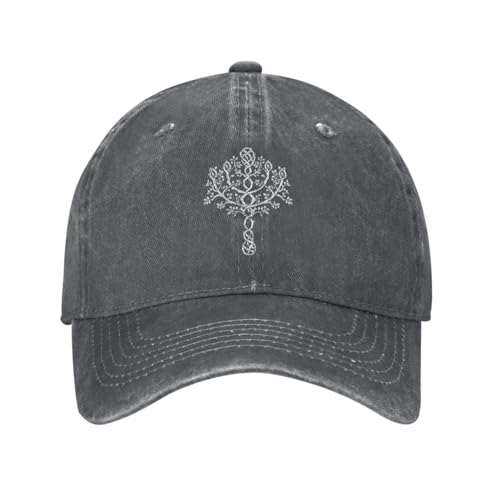 Casquette de baseball classique Haligtree symbol coton usé style unisexe ajustable