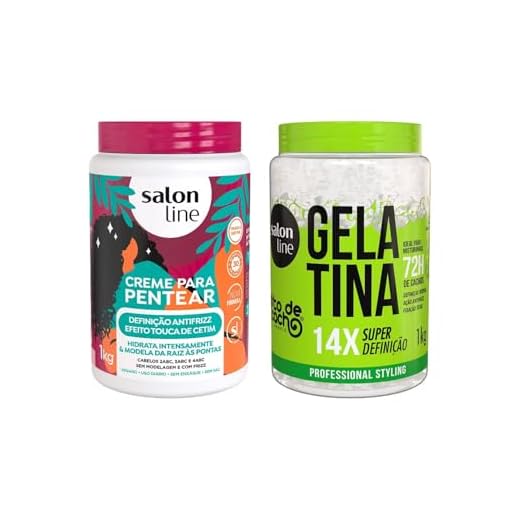 Salon Line, Kit Duplinha Perfeita, Vegano - Para Cabelos Ondulados, Cacheados e Crespos, 1 kg