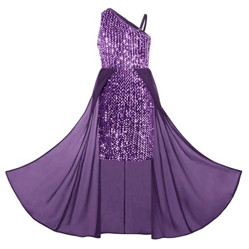 Mädchen Süß Kleid Prinzessin Kleid Schulterträger Kleider Pailletten...