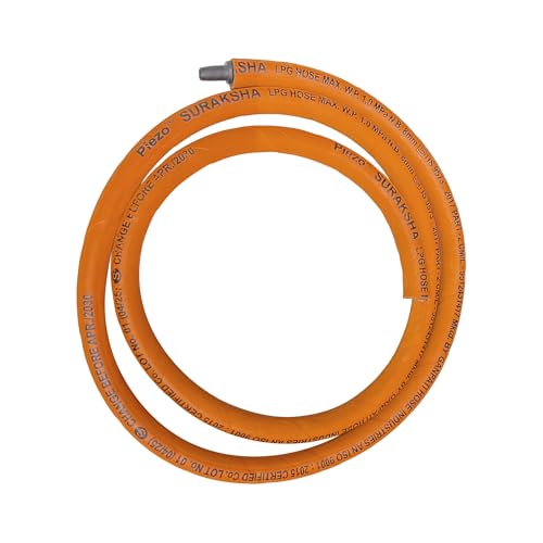 Image of Combo of Hose Pipe1.5m, Relguator, Lighter, 2 Clamps | Complete Kitchen Stove Accessories Kit | Leak-Proof Connection | Safe & Efficient Setup for Home Kitchen and Outdoor Cooking