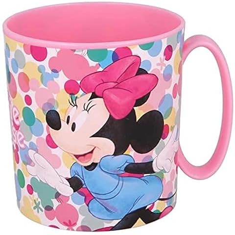 ILS I LOVE SHOPPING Taza de plástico para microondas con mango (Mickey Mouse) Cover