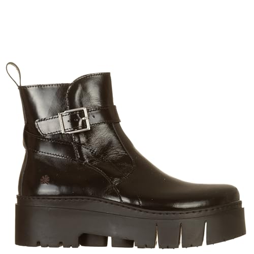 Bottines LEEDS 1795 ART en nappa shinny noir pour femme pointure 39