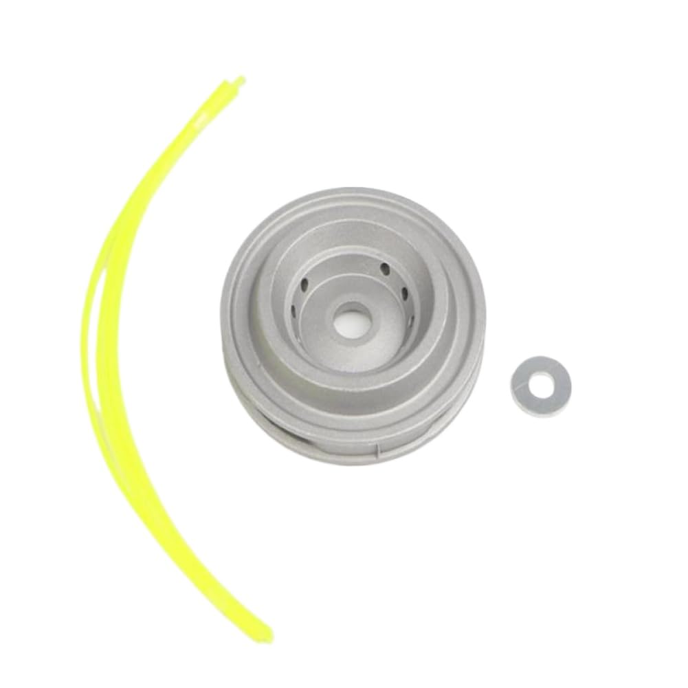 Tête de débroussailleuse en aluminium universelle avec 4 fils et outils brosse Compatible With
