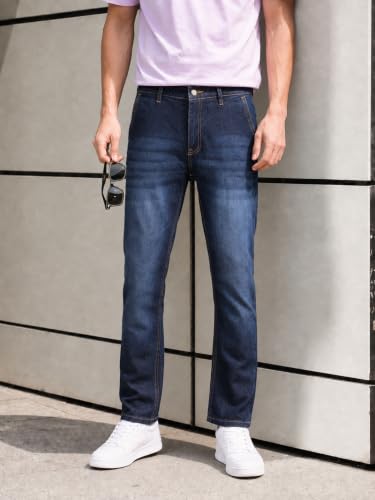 Image of THE INDIAN GARAGE CO Men Slim Fit Solid Mid-Rise Jeans