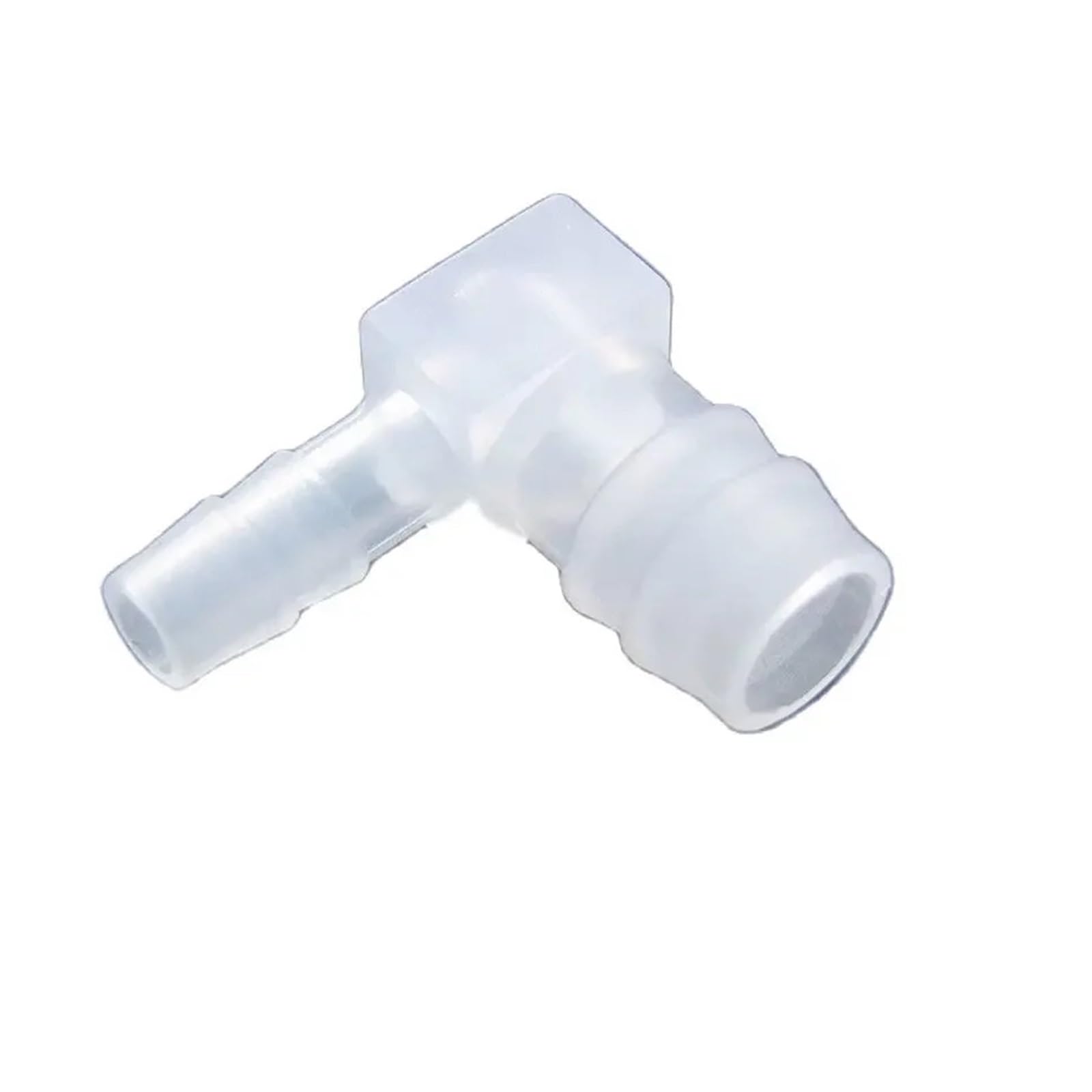 100 Uds 2,4mm 3,2mm 4 6 8 10 12 14 16 18 20mm unión reductora espiga for manguera codo conector de plástico accesorio de tubería for acuario pecera(12mm-8mm)