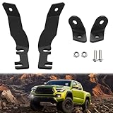 HOZHEM Ditch Light Brackets Compatible with Toyota Tacoma - 1st Gen (1995-2004), Hood Hinge Mount for Auxiliary Offroad LED Pod Work Light